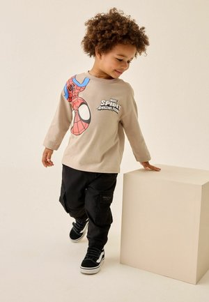 Next, REGULAR FIT - SPIDEY LONG SLEEVE T-SHIRT - Langærmet T-shirt - cement