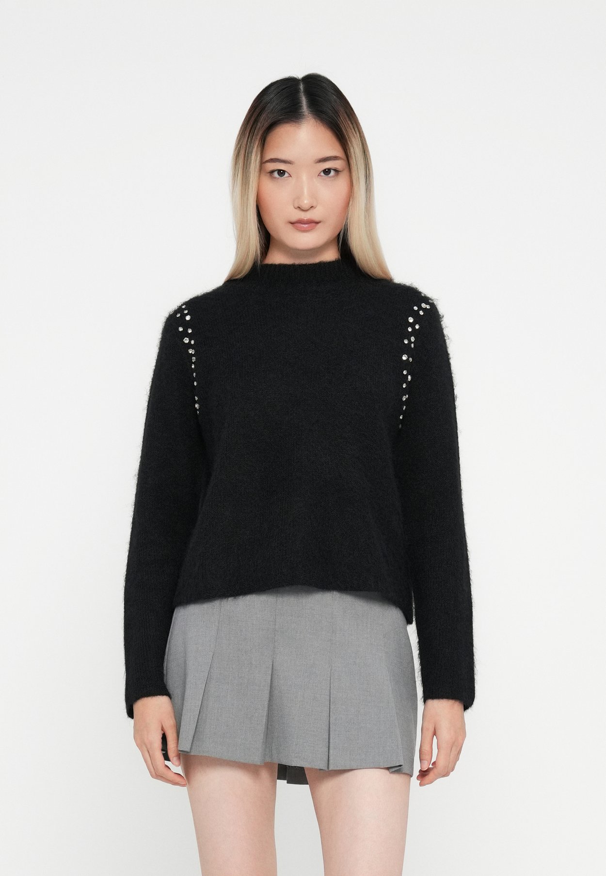 ONLRINA LIFE RHINESTONE HIGHNECK 