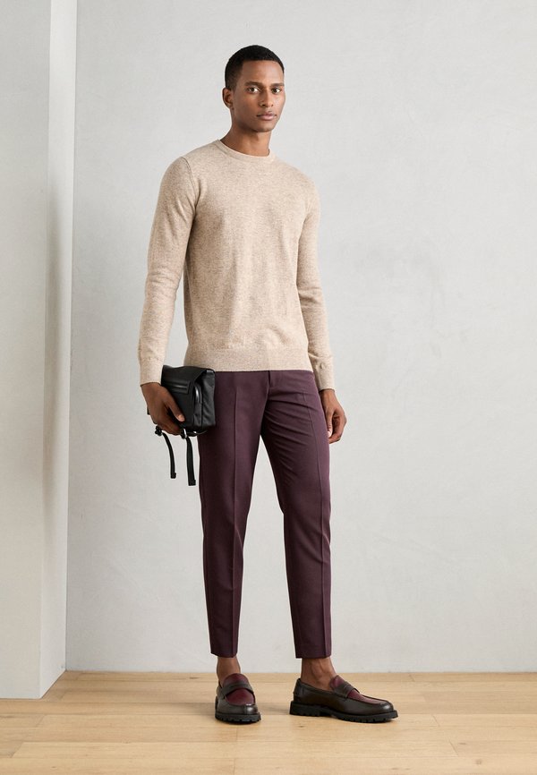 CLUB PANTS - Chinos - burgundy4