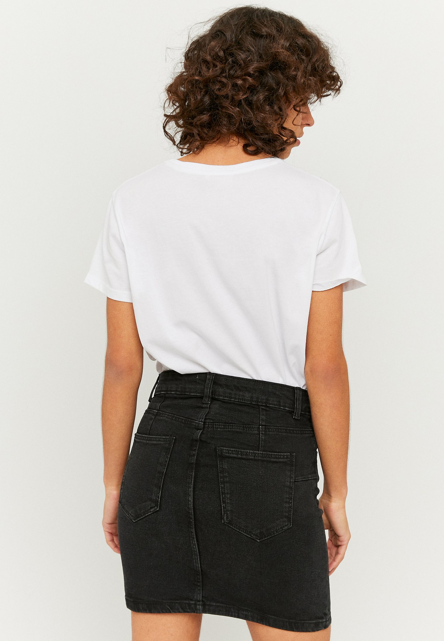 TALLY WEiJL Gonna di jeans - black 
