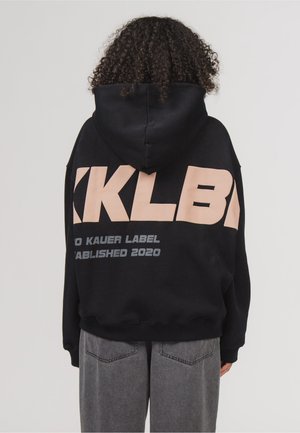 Karo Kauer Label, BEKLEIDUNG HOODIE ZIPPED KKLBL - Zip-up sweatshirt - black