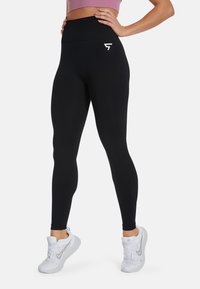 CHROMA PLAIN HIGH WAISTED  - Leggings - black