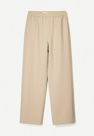 Bershka TAILORED FIT - Housut - camel