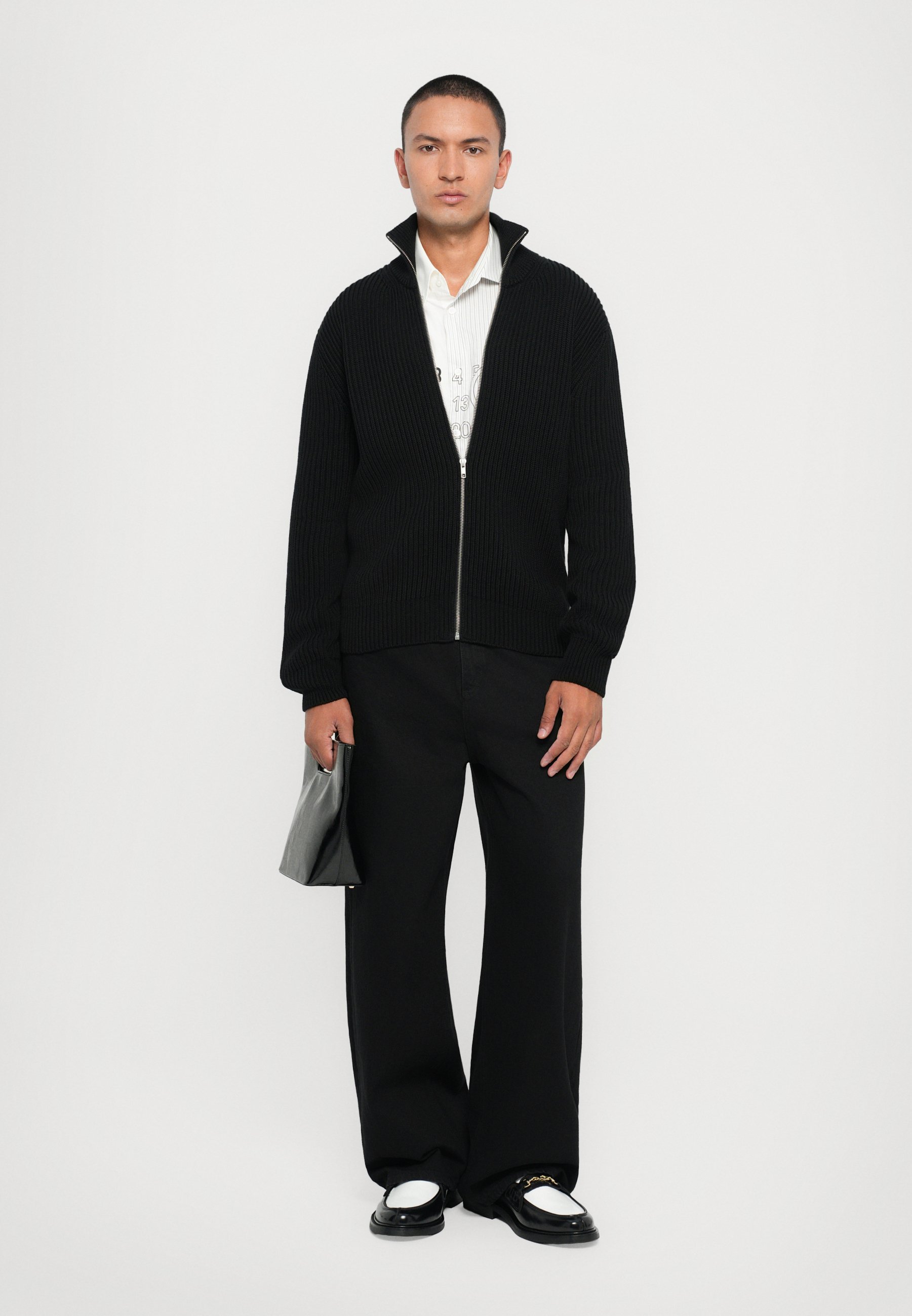 MM6 Maison Margiela Cardigan - black/negru - Zalando.ro