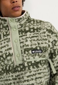 Columbia HELVETIA™ PRINTED HALF SNAP - Felpa in pile - greenscape