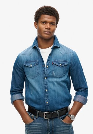 Superdry & Co VINTAGE WESTERN  - Chemise - mid blue