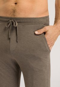 Hanro CASUALS - Pyjamabroek - dark elmwood melange