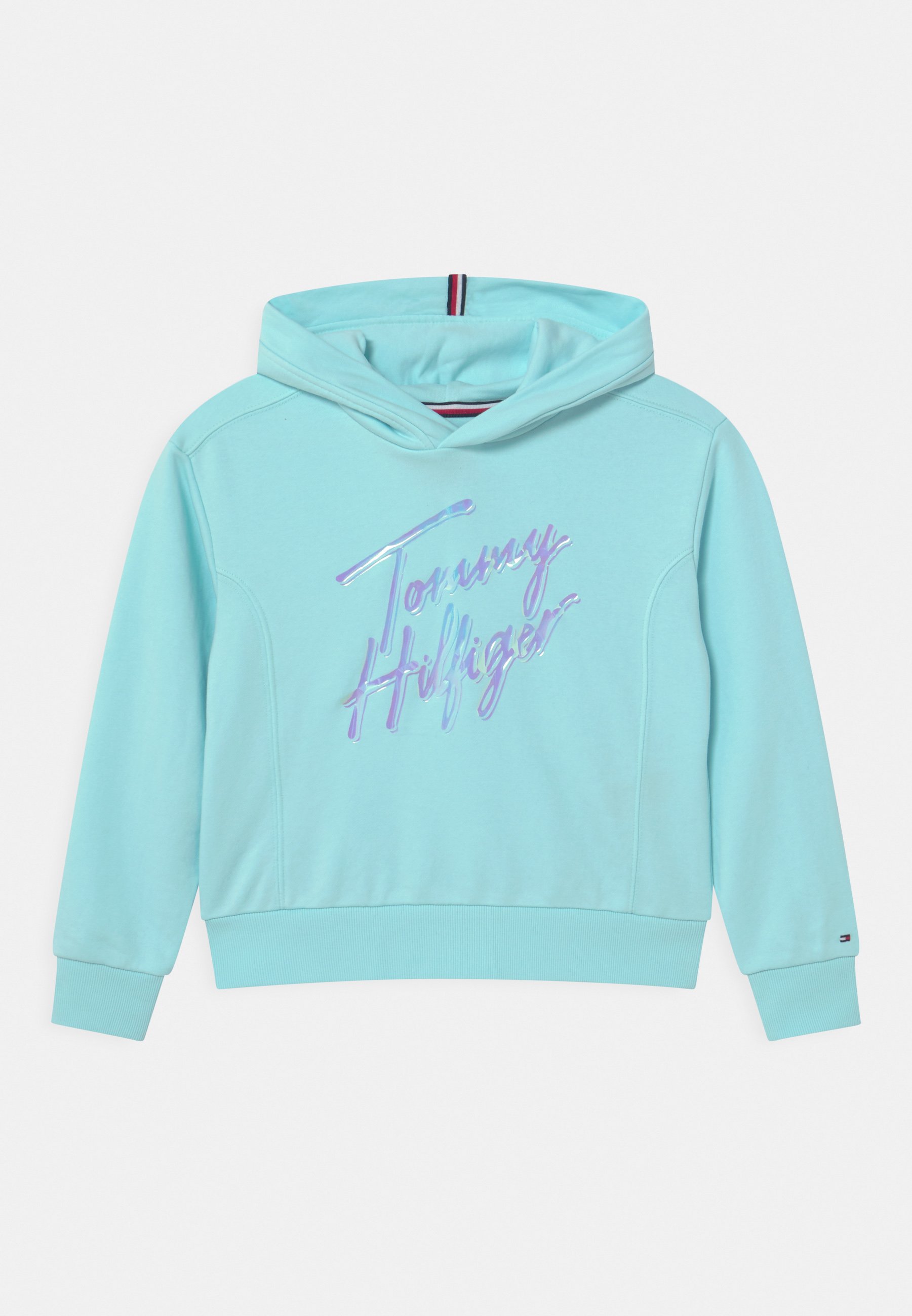 Tommy Hilfiger SCRIPT PRINT HOODIE - Sudadera - frost blue/azul claro -  Zalando.es
