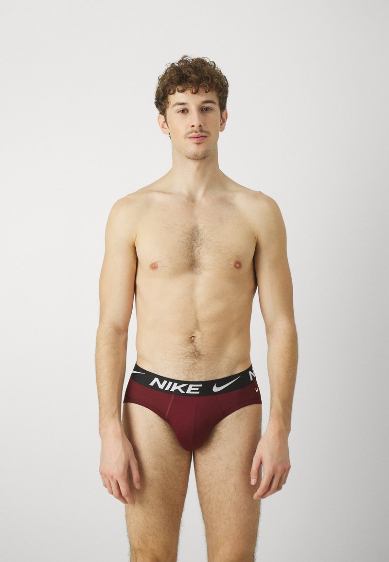 Nike Underwear HIP BRIEF 3 PACK - Slip - blue/red/grey