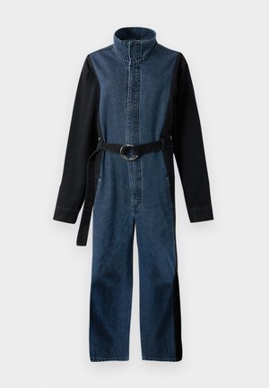 PHANTOM OVERALL - Overall / Jumpsuit - medium blue/black