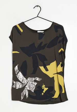 OPUS T-shirt imprimé - khaki