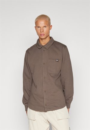 reebok classic jacket mens brown
