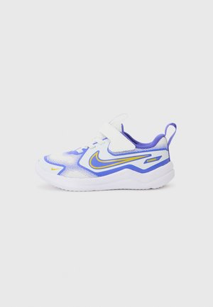 COSMIC UNISEX - Road running shoes - summit white/brt citron/persian violet/white