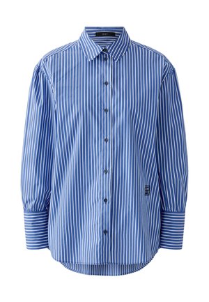 Oui, HEMDBLUSE - Button-down blouse - blue white