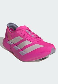 adidas Performance ADIZERO ADIOS PRO 4 - Scarpe da corsa su strada - shock pink metalic aurora plum