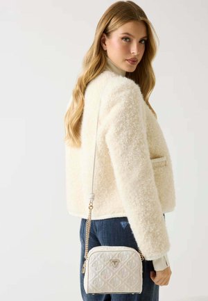 Guess, GUESS SAC BANDOULIÈRE ADELASIA MULTI COMP OFF WHITE - Sac bandoulière - off white (off)