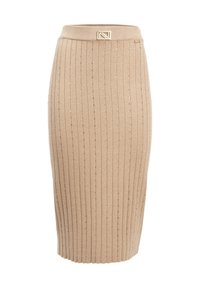 INFLUENCER Jupe crayon - beige