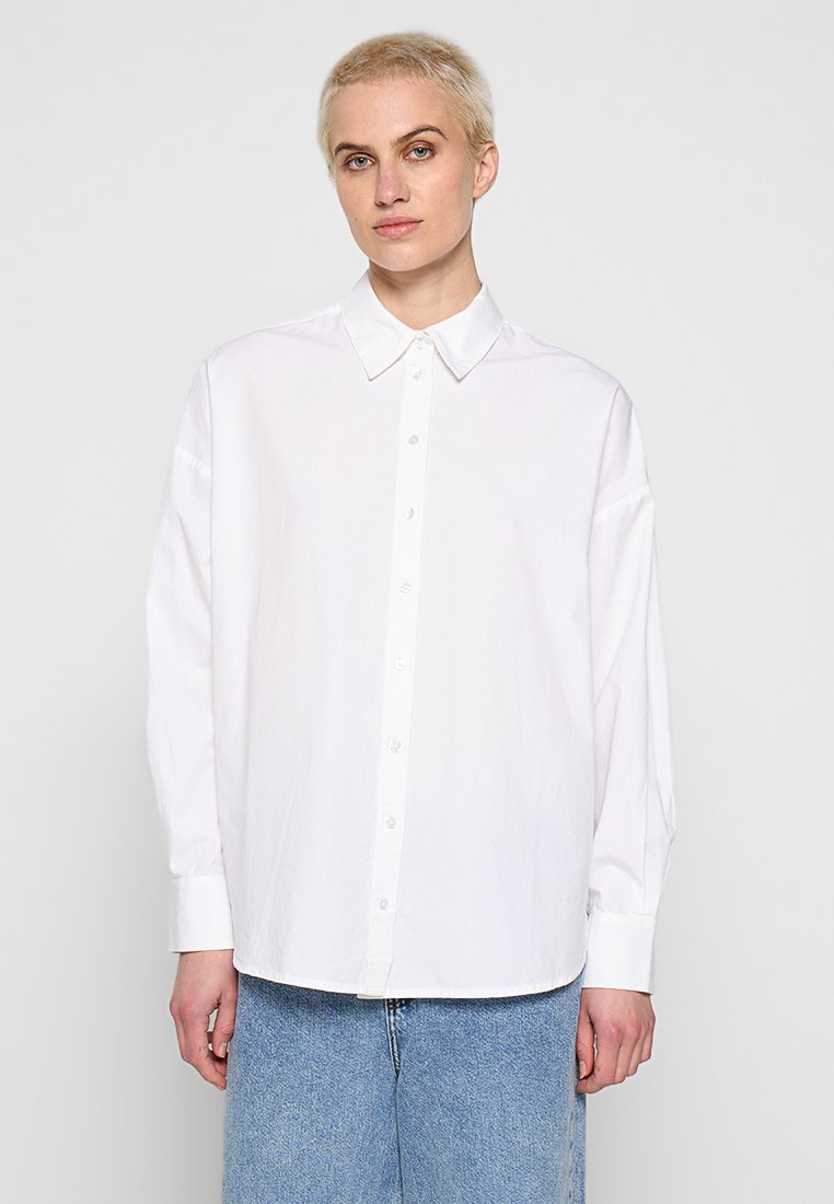 Selected Femme Overhemdblouse wit Selected Femme Overhemdblouse wit