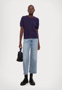 MICHAEL Michael Kors SHORT SHAKER  - Džemper - dark iris
