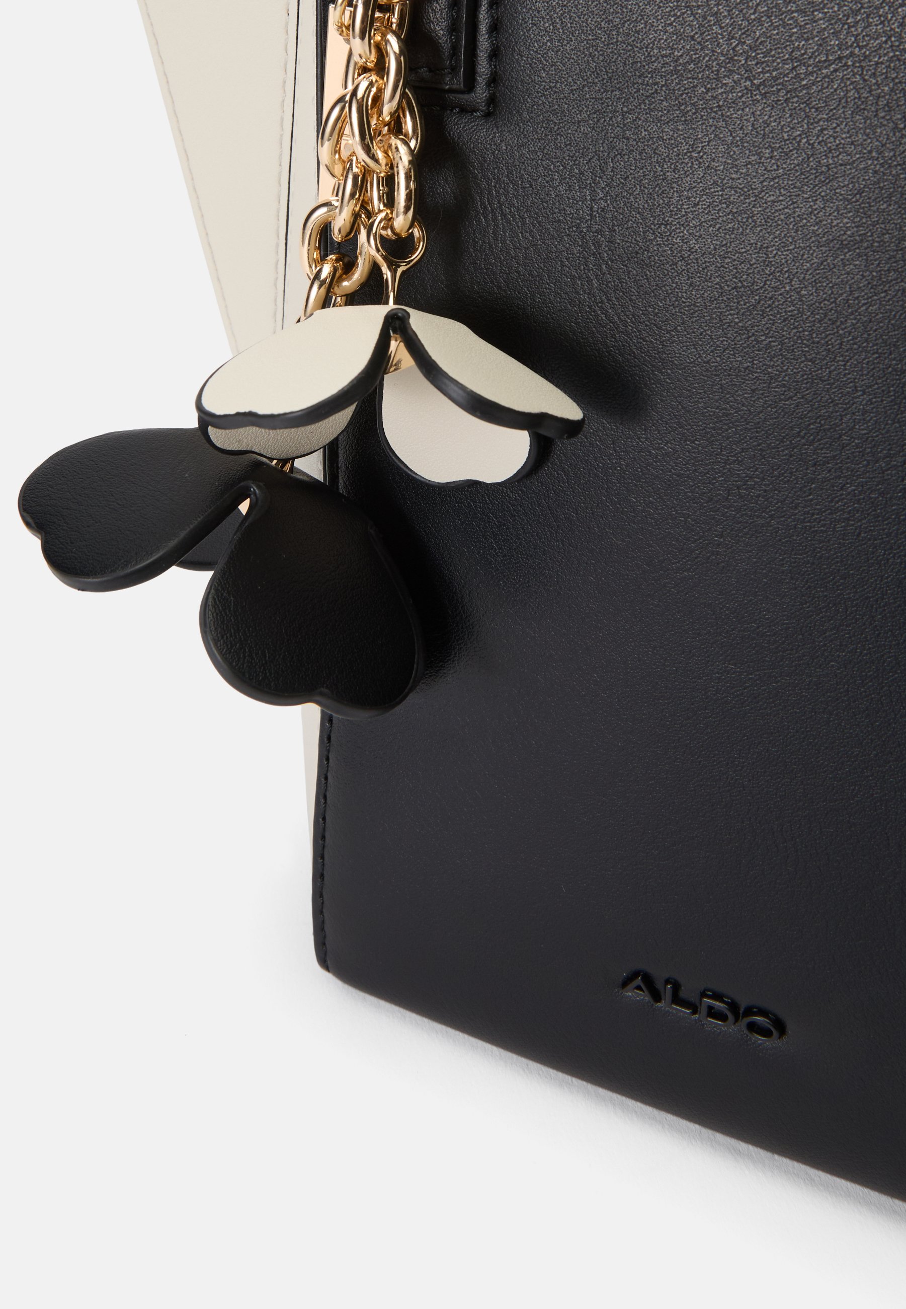 ALDO SMALLPRISMATOTE - Handbag - black/white/black - Zalando