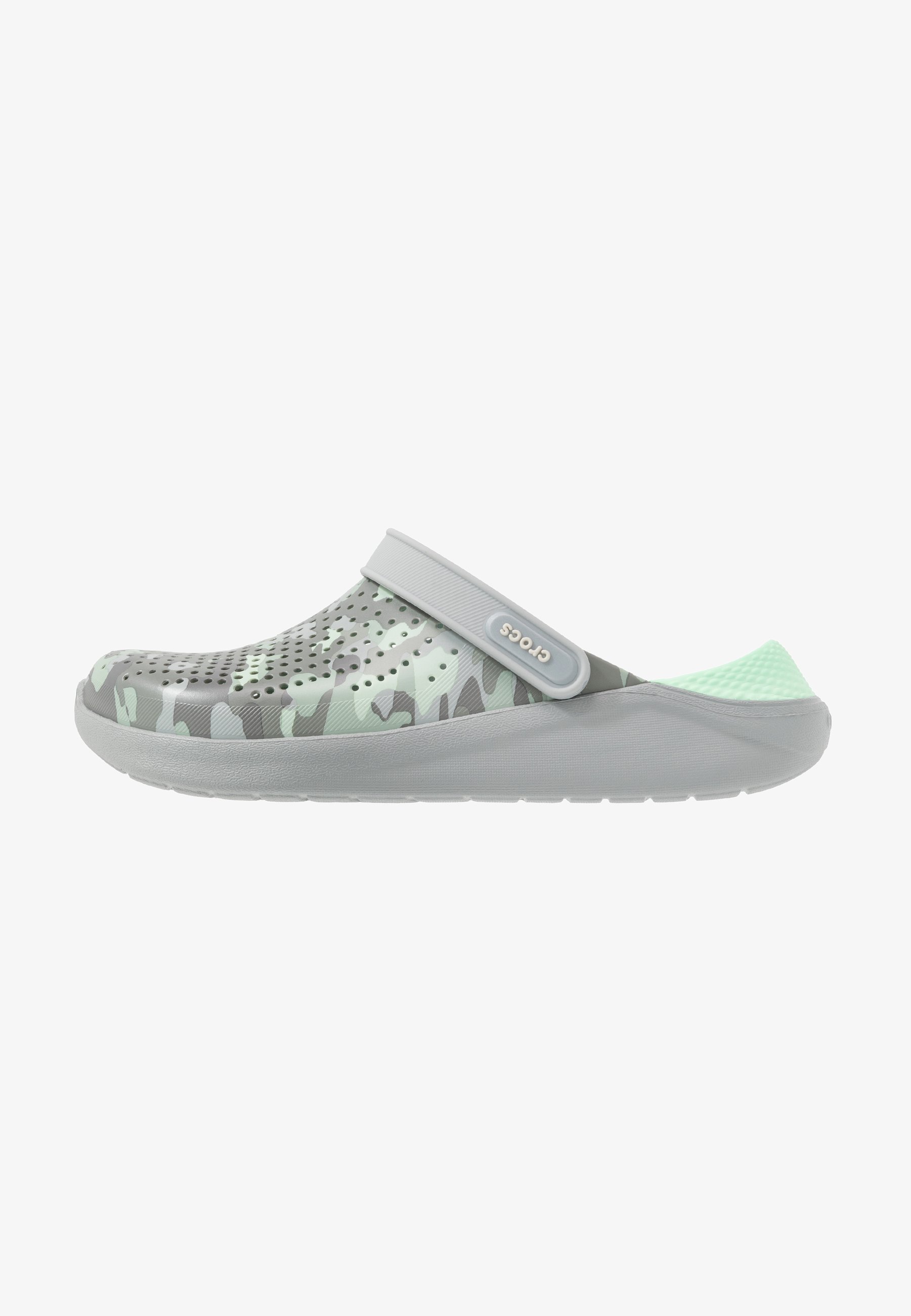 Crocs Literide Printed Clogs Neo Mint Light Grey Zalando Co Uk