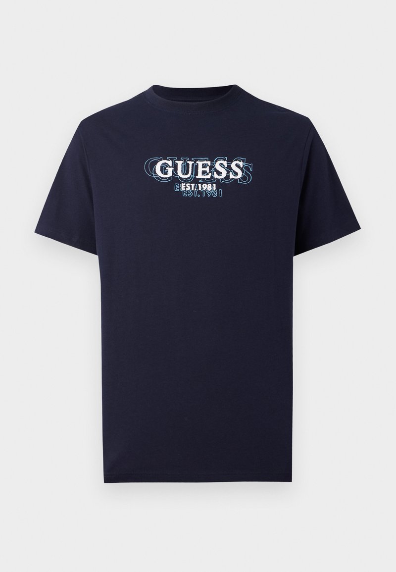 Guess T-shirt print donkerblauw