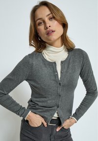 PEPPERCORN PCTANA - Vesta na kopčanje - grey mel