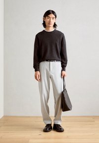 Marc O'Polo CREWNECK - Pulover - dark grey melange