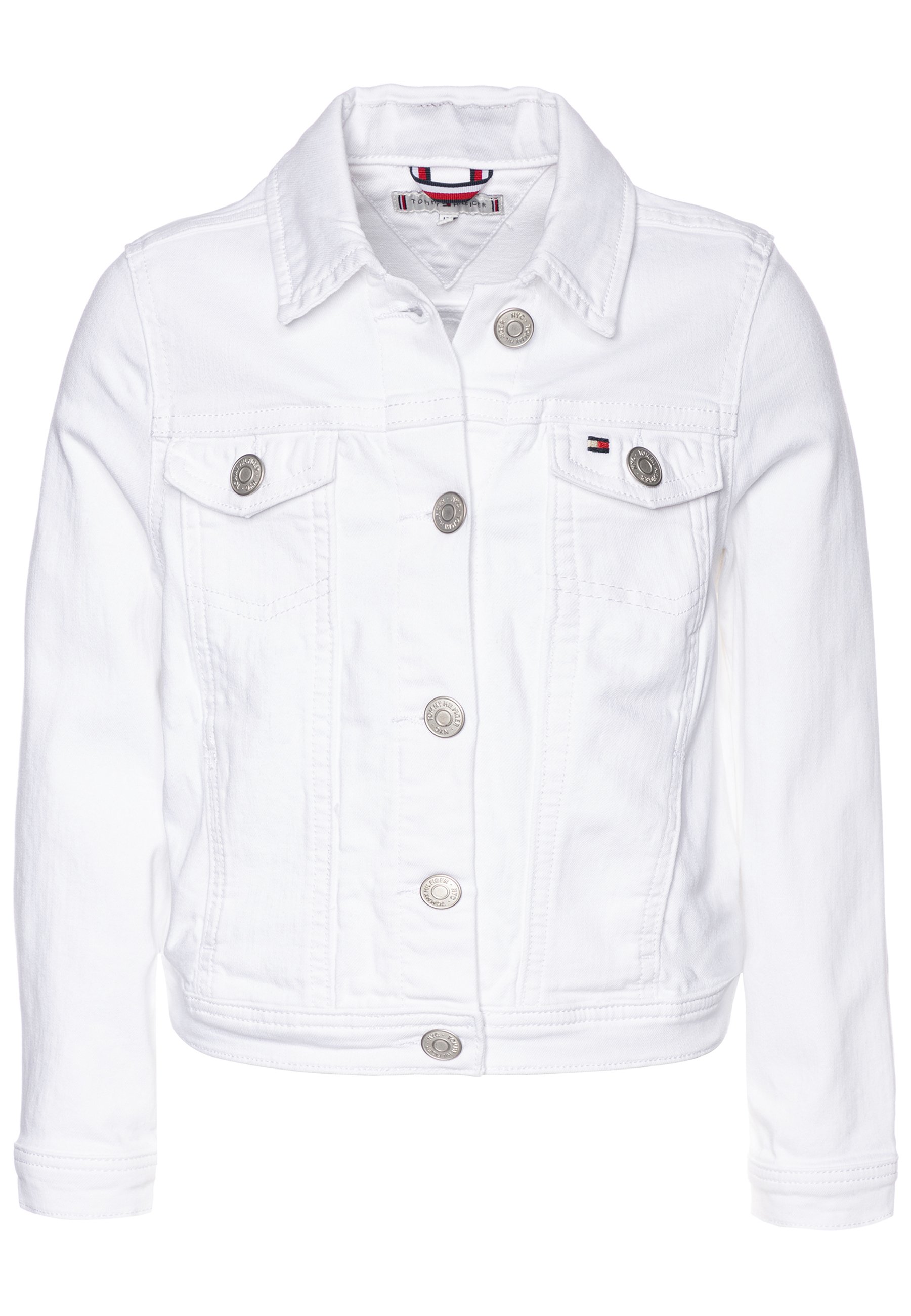 tommy hilfiger denim jacket white