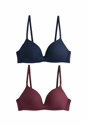 SMOOTHING 2 PACK  - Állítható / Pánt nélküli melltartó - plum purple navy