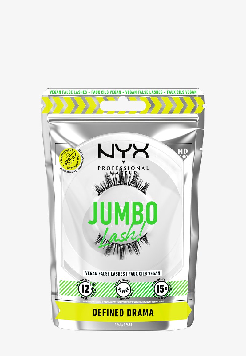 NYX Professional Makeup - JUMBO LASH - Lösögonfransar - full defined drama, Förstora