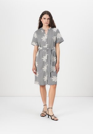 OBJPENNY SHORT DRESS - Freizeitkleid - black/white