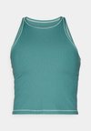 ONE FITTED TANK - Topper - bicoastal/vapor green/white