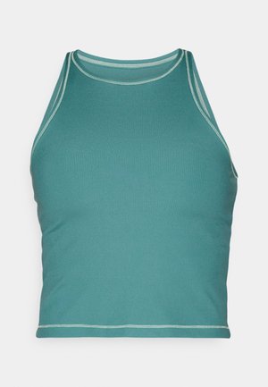 Nike Performance ONE FITTED TANK - Toppi - bicoastal/vapor green/white