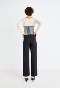 Weekday KEEL LOW SUITING - Kalhoty - black