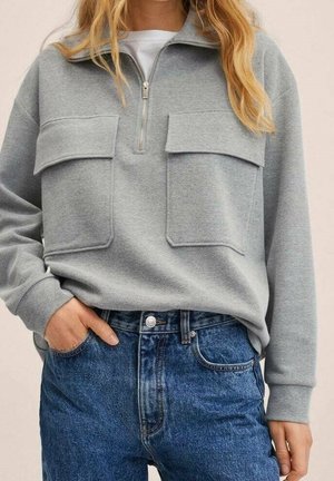 Long sleeved top - mottled grey