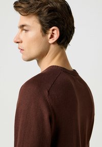 Wrangler REGULAR FIT - Strickpullover - mahogany