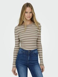 ONLY Strickpullover - mocha meringue