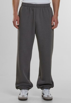 Urban Classics FLUFFY - Tracksuit bottoms - magnet