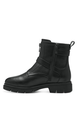 Cowboy-/Bikerstiefelette - black matt