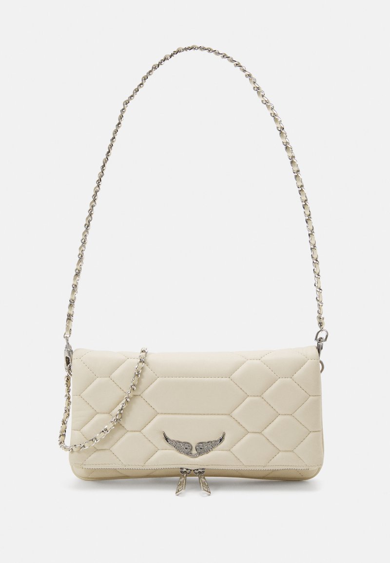 Zadig & Voltaire - ROCK XL MAT SCALE - Sac bandoulière - offwhite, Agrandir