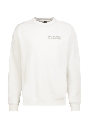 RUNDHALS - Sweatshirt - weiß