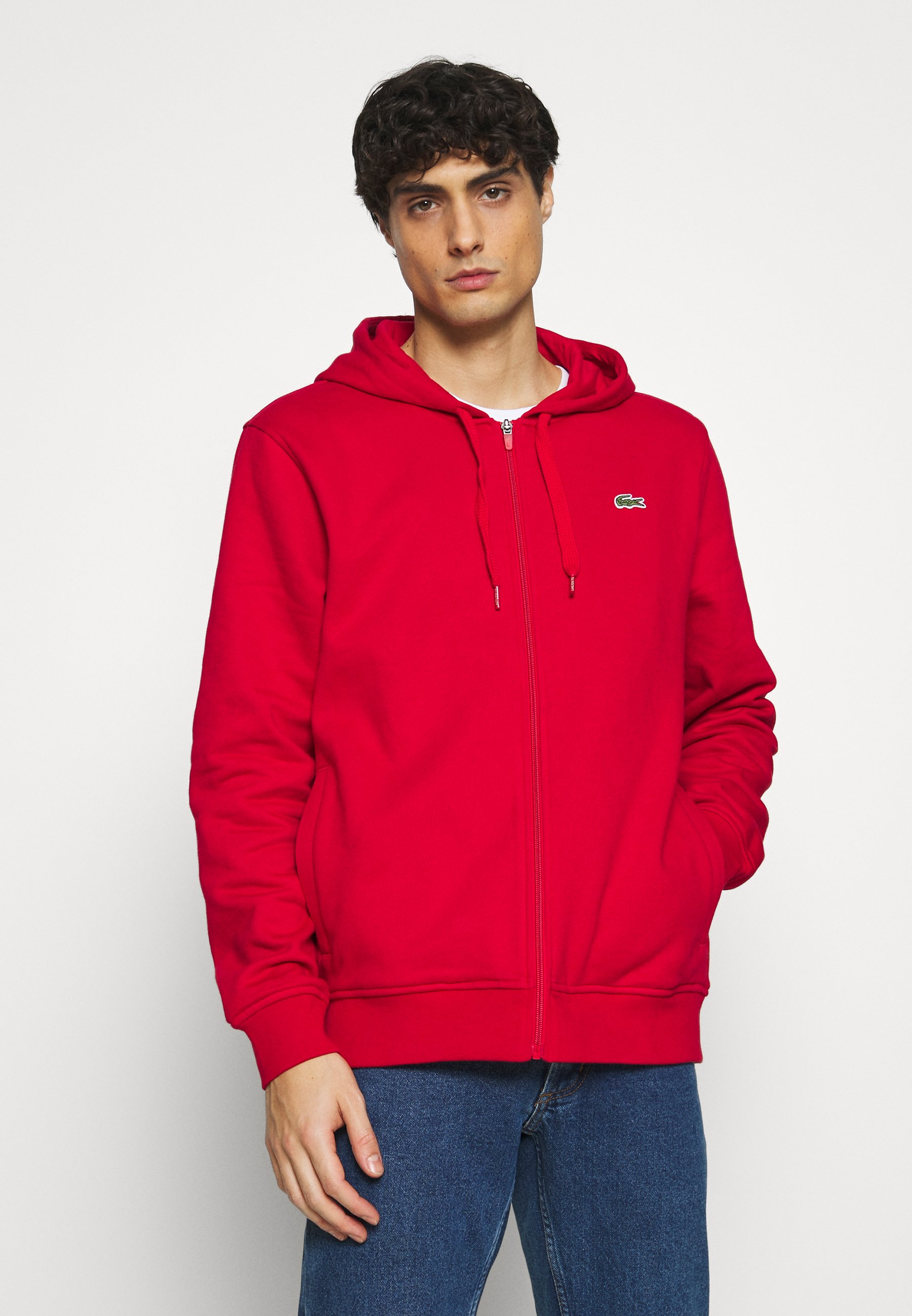 Lacoste PLUS - Sweat zippé - red/rouge - ZALANDO.FR