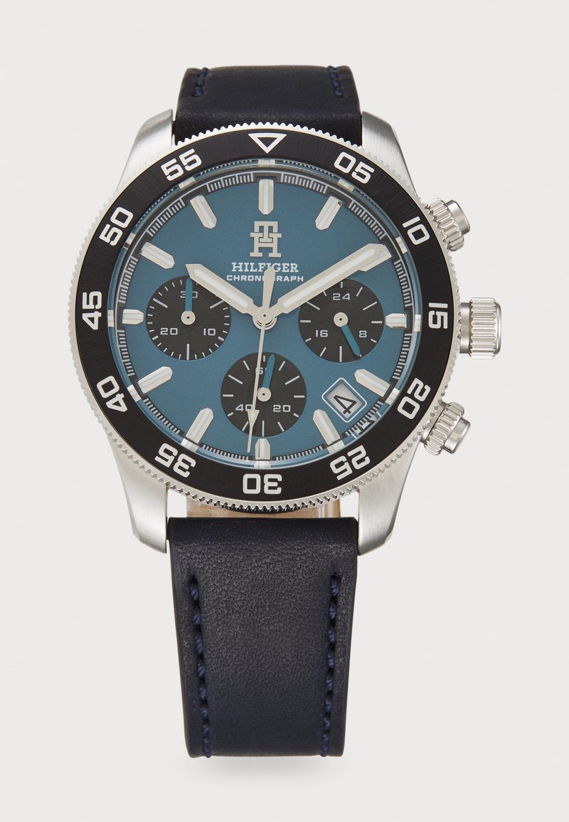 Tommy Hilfiger Chronograph blue/silver-coloured/blau Zalando