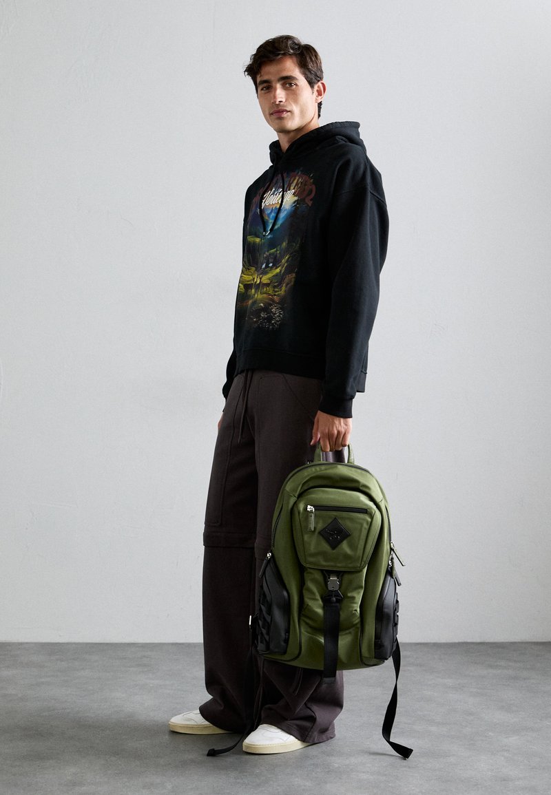MCM AREN FABRIC BACKPACK UNISEX - Rucksack - khaki moss/dark green 