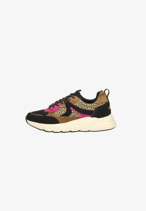 SUB55 LAAG - Trainers - donkerbruin