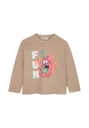 MET LANGE MOUWEN - T-shirt à manches longues - ficelle