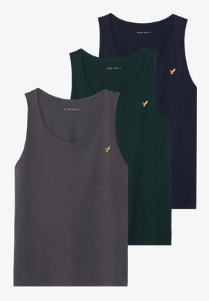 3 PACK - Top - dark grey/dark blue/dark green