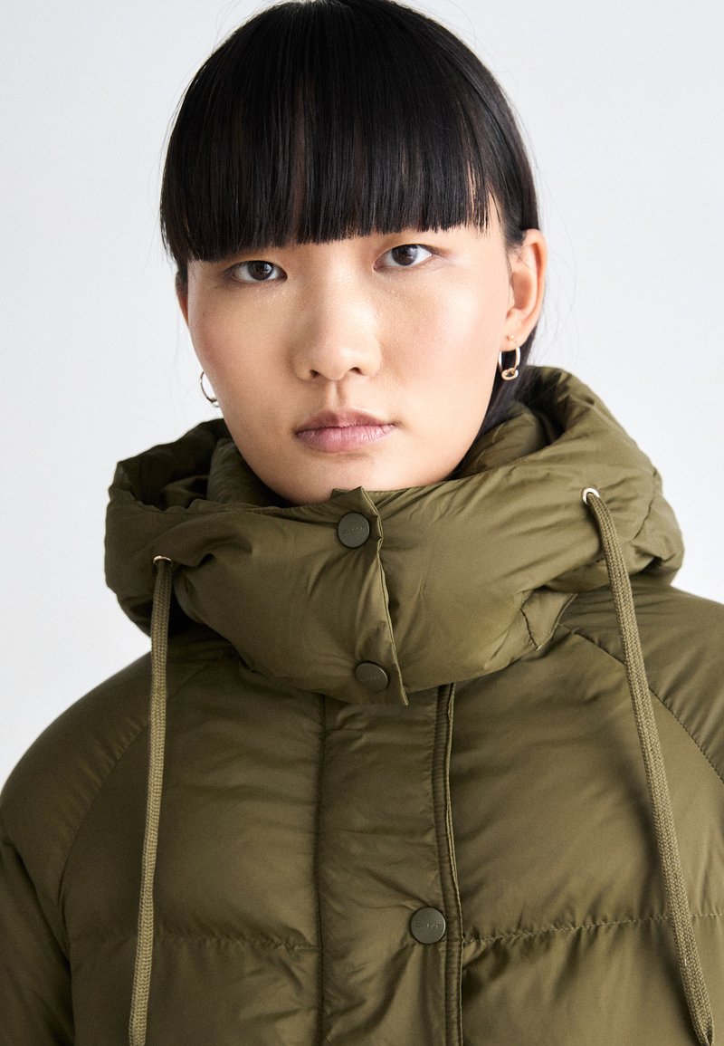 GANT FULL LENGTH COAT - Daunenmantel - dark cactus/khaki - Zalando.at