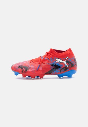 FUTURE 8 MATCH PLAYMAKERS FG/AG - Zapatillas fútbol para césped artificial - red/black/ultra blue/pink